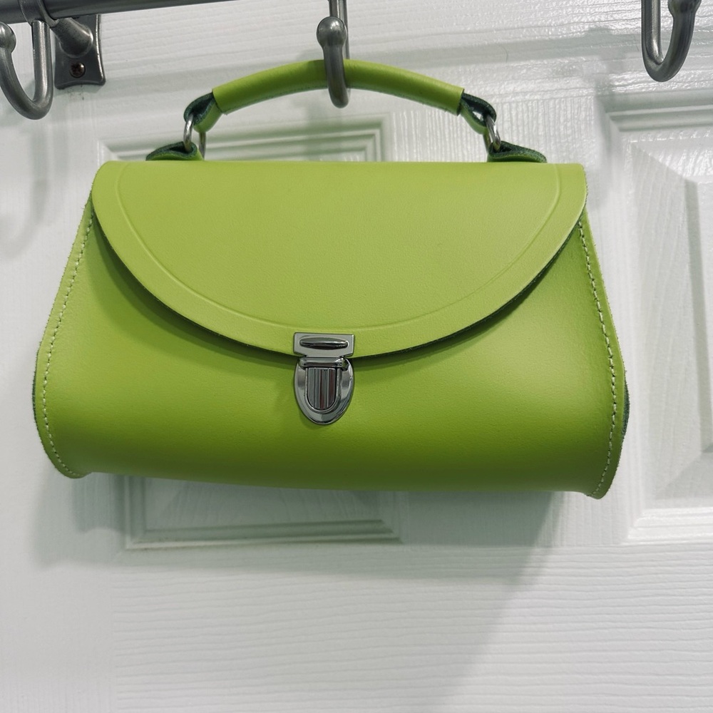 Cambridge Satchel Company Mini Poppy in Lime.